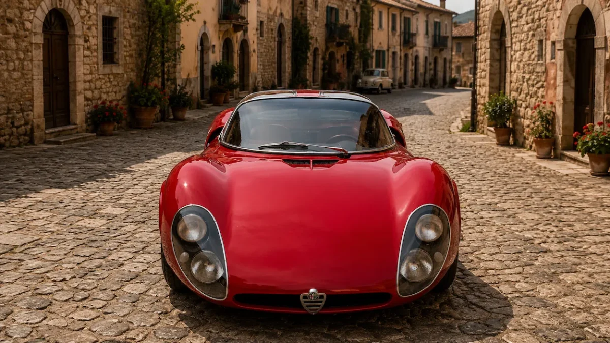 L'histoire de l'Alfa Romeo 33 Stradale de 1967, la supercar italienne née pour défier le temps