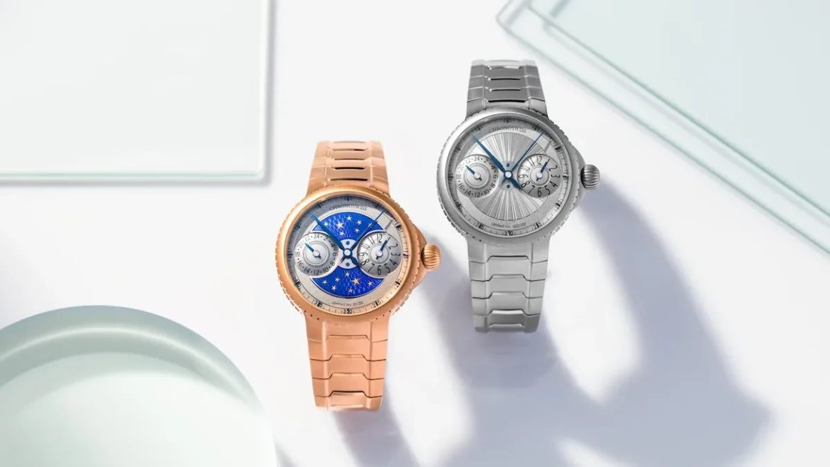 L'art céleste de la Chronoswiss PULSE GMT Enamel Sky Gold, entre or massif et émail paillonné