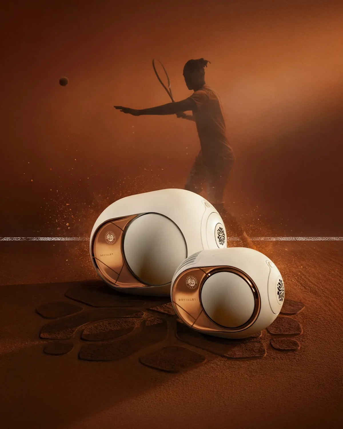 Devialet s'allie à Roland-Garros pour lancer une enceinte collector en édition limitée