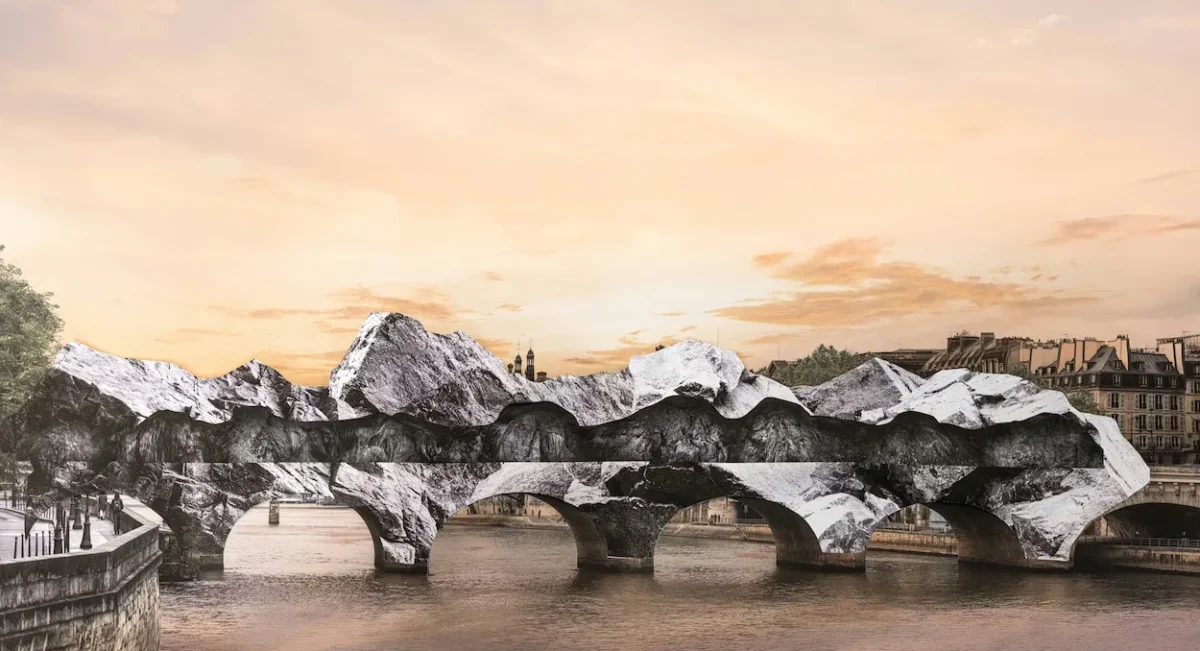 JR métamorphose le Pont-Neuf en caverne monumentale au cœur de Paris