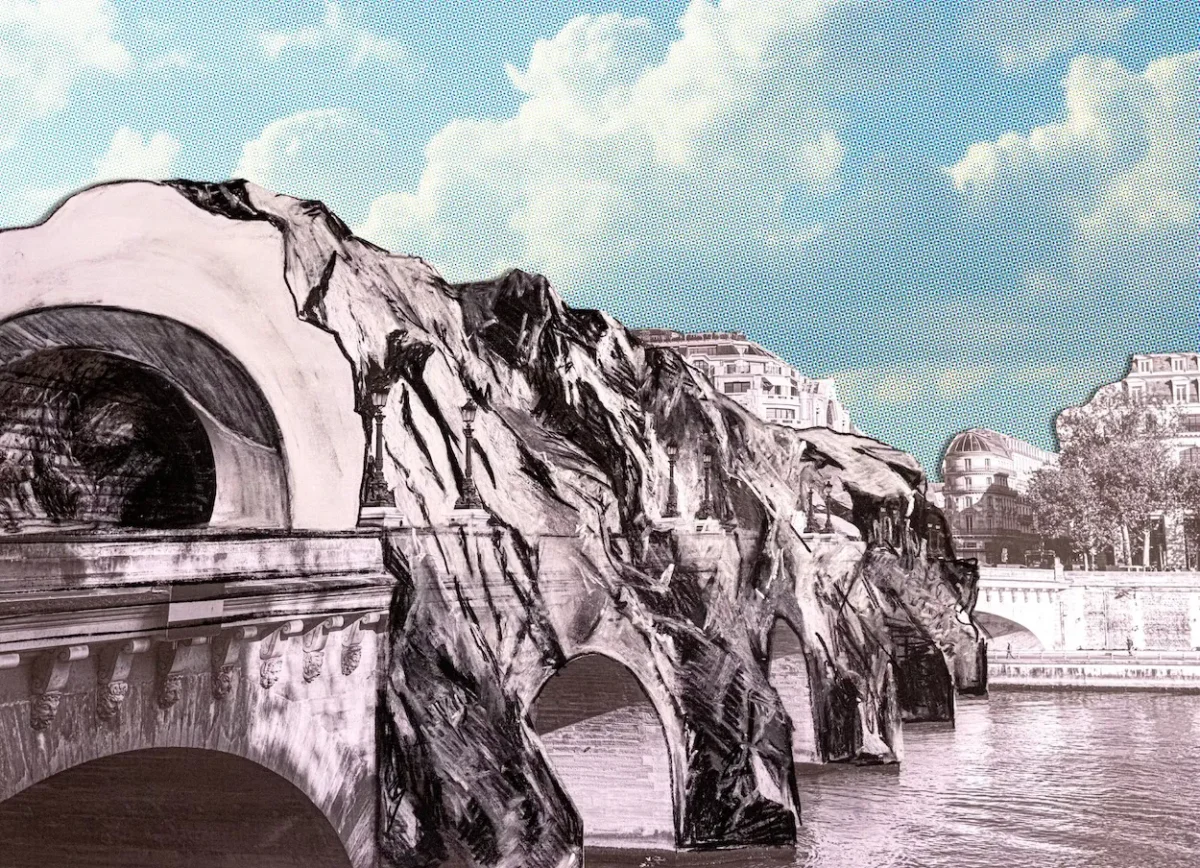 JR métamorphose le Pont-Neuf en caverne monumentale au cœur de Paris