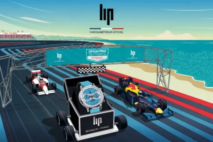 La montre Lip Rallye Meca-Quartz célèbre le Grand Prix de France Historique 2026 au Castellet