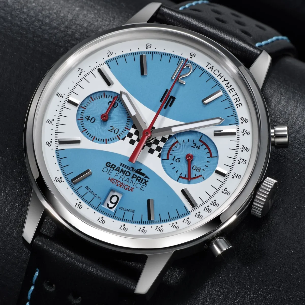 La montre Lip Rallye Meca-Quartz célèbre le Grand Prix de France Historique 2026 au Castellet