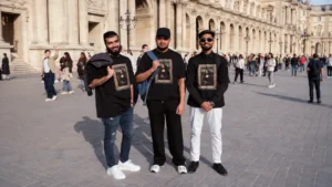 Marine Serre revisite la Joconde du Louvre avec une collection capsule upcyclée inédite