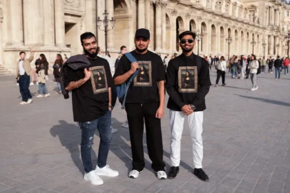 Marine Serre revisite la Joconde du Louvre avec une collection capsule upcyclée inédite