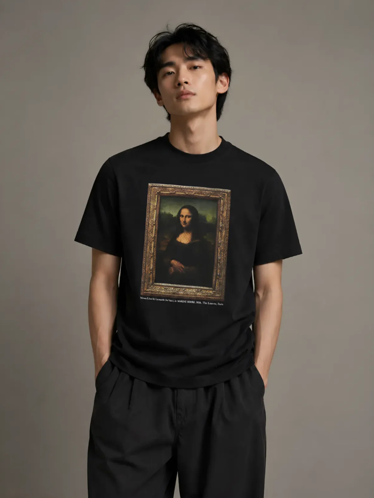 Marine Serre revisite la Joconde du Louvre avec une collection capsule upcyclée inédite