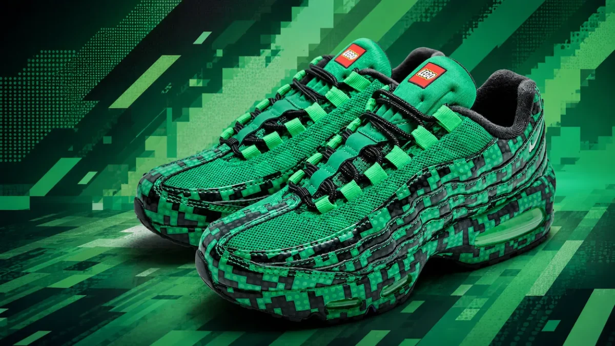 Nike Air Max 95 x LEGO Lucky Green 0 La Nike Air Max 95 x LEGO « Lucky Green » fait parler les jeunes amateurs de sneakers