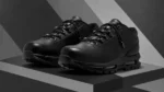 Nike Air Max Goadome Low, l'icône brute du hip-hop s'offre un secret estival sous sa robe de cuir noir