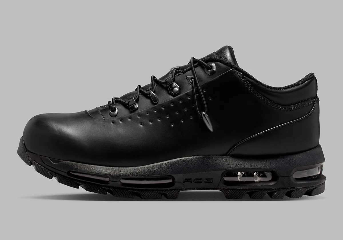 Nike Air Max Goadome Low, l'icône brute du hip-hop s'offre un secret estival sous sa robe de cuir noir