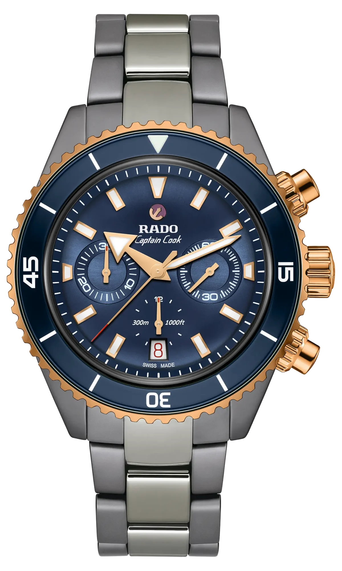 Rado Captain Cook High-Tech Ceramic Chronograph : l'odyssée bleue d'une icône née pour les abysses