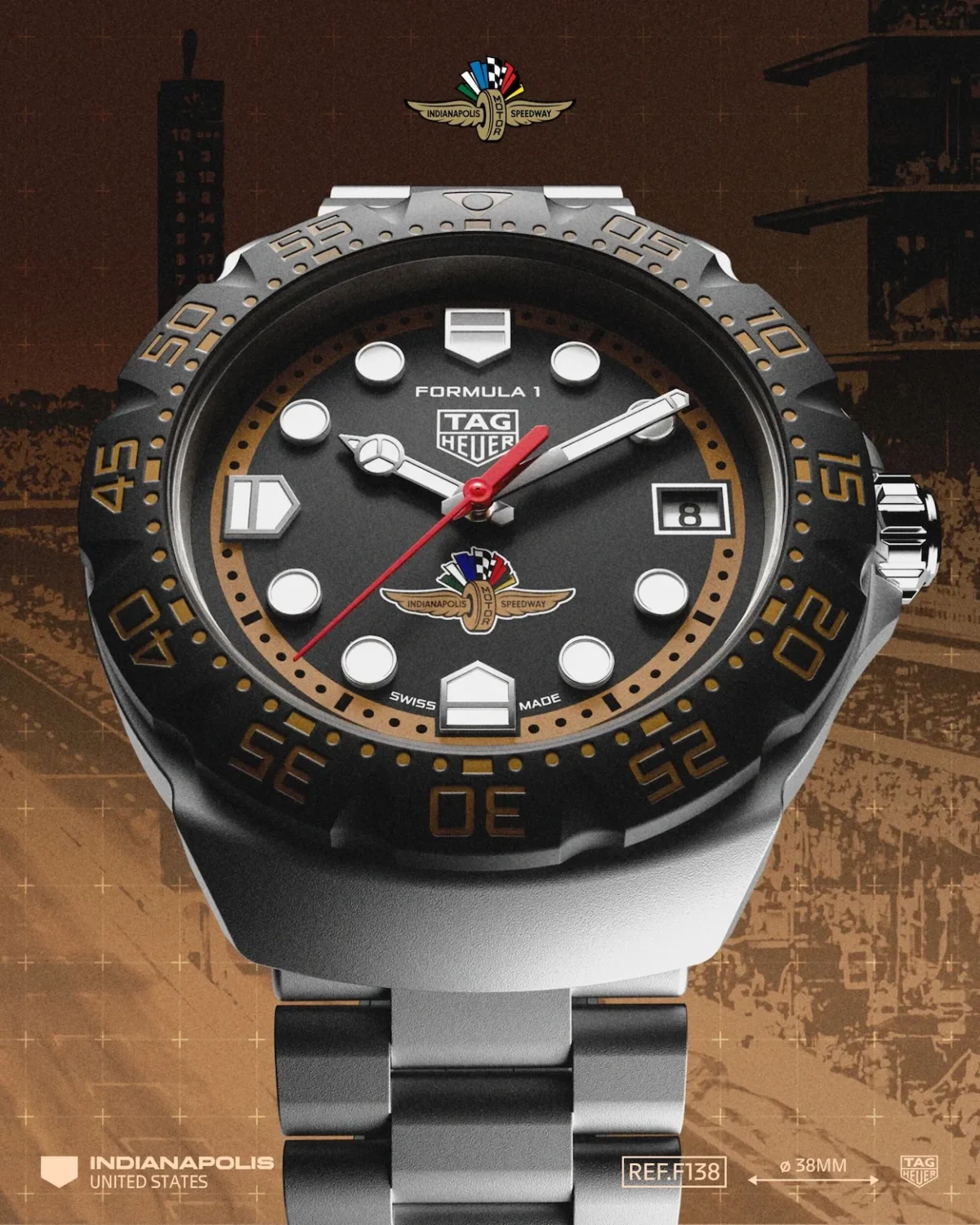 La TAG Heuer Formula 1 Indy 500 incarne vingt ans de passion entre horlogerie et sport automobile