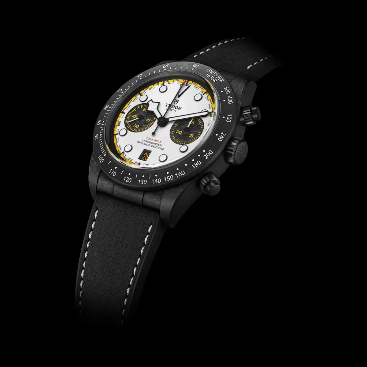 La Tudor Black Bay Chrono « Carbon 26 » réunit la haute horlogerie et la Formule 1 sur le même podium