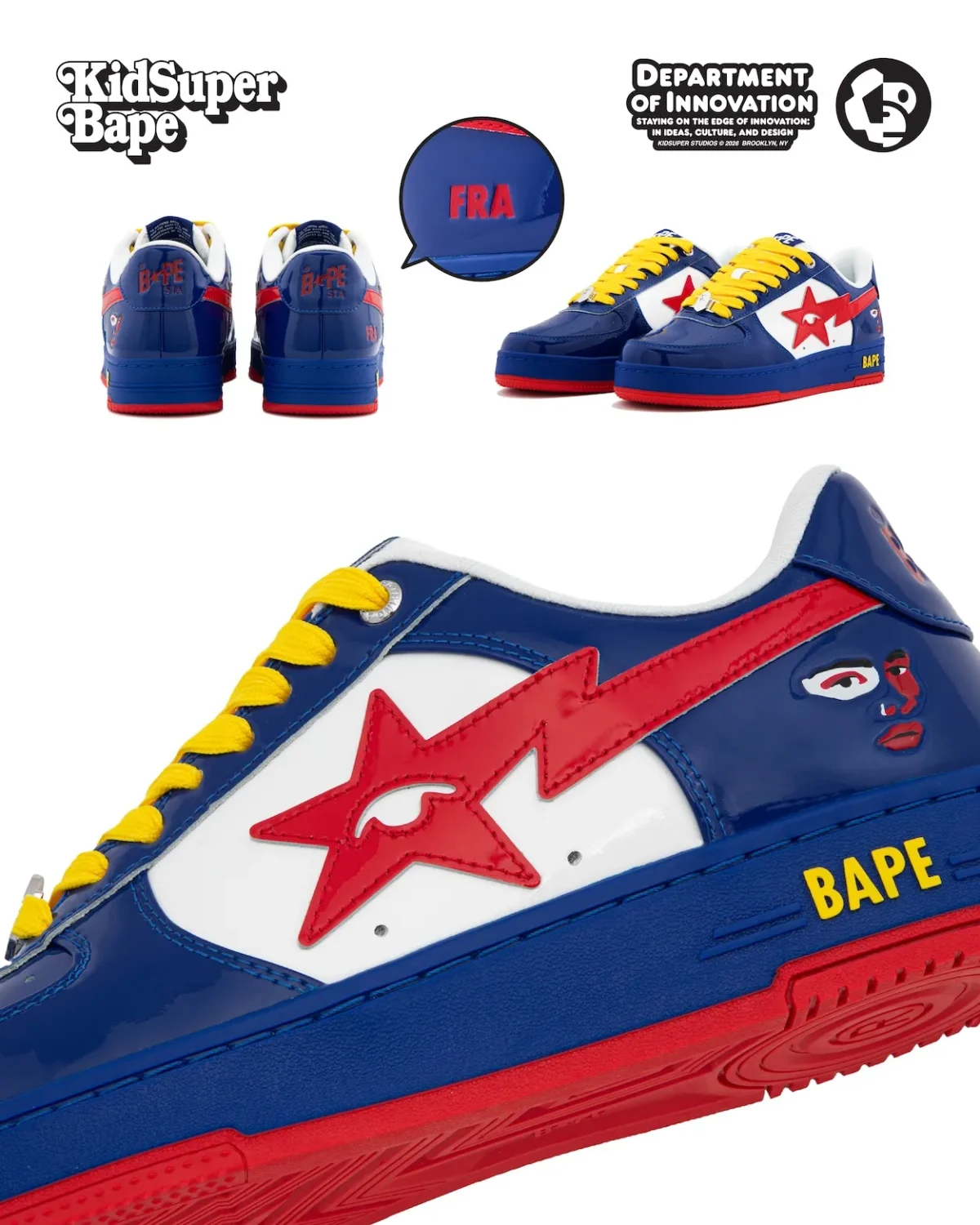 BAPE x KidSuper SUPERBAPE CUP 1 BAPE et KidSuper donnent à la BAPE STA une Coupe du monde intime