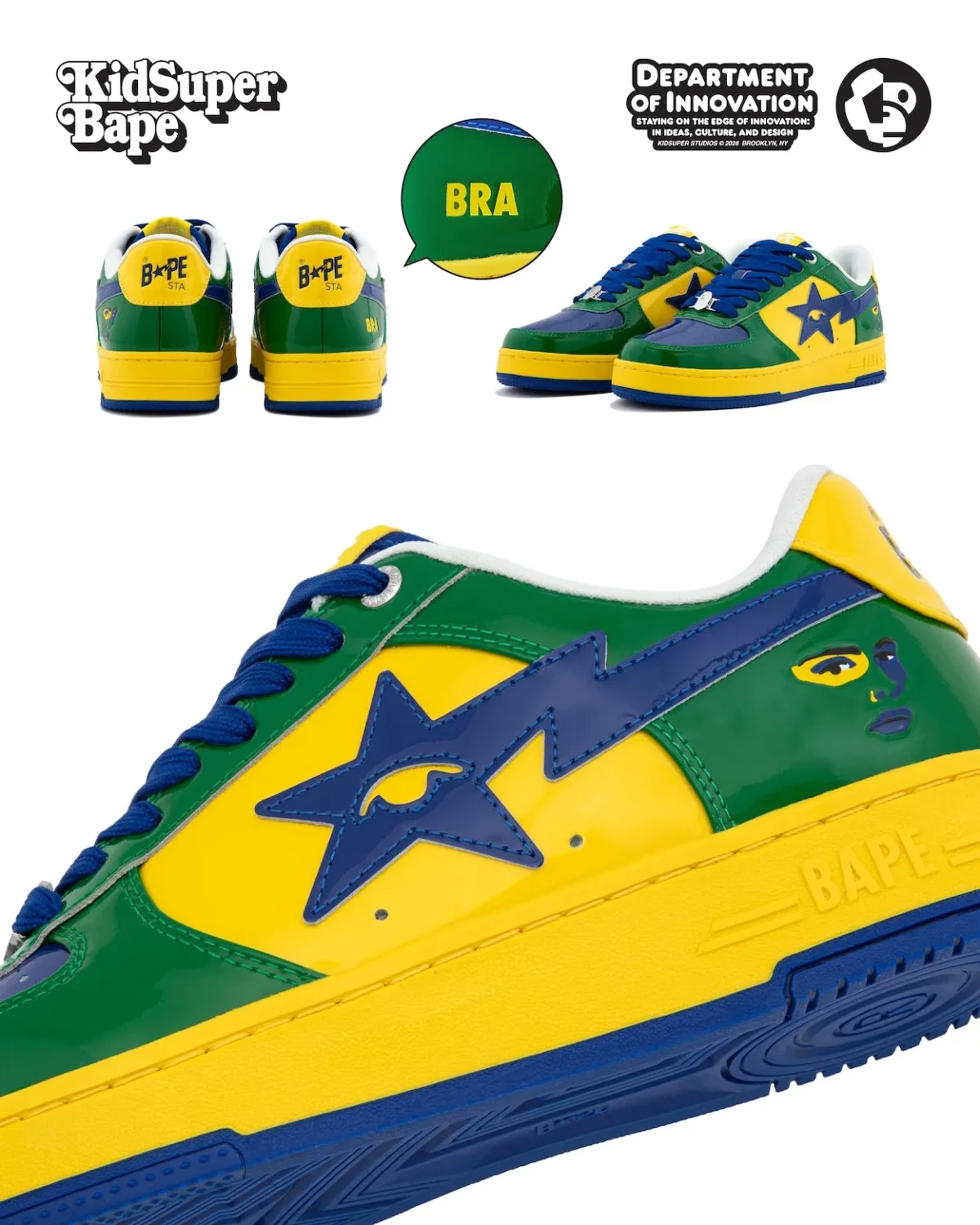 BAPE x KidSuper SUPERBAPE CUP 2 BAPE et KidSuper donnent à la BAPE STA une Coupe du monde intime