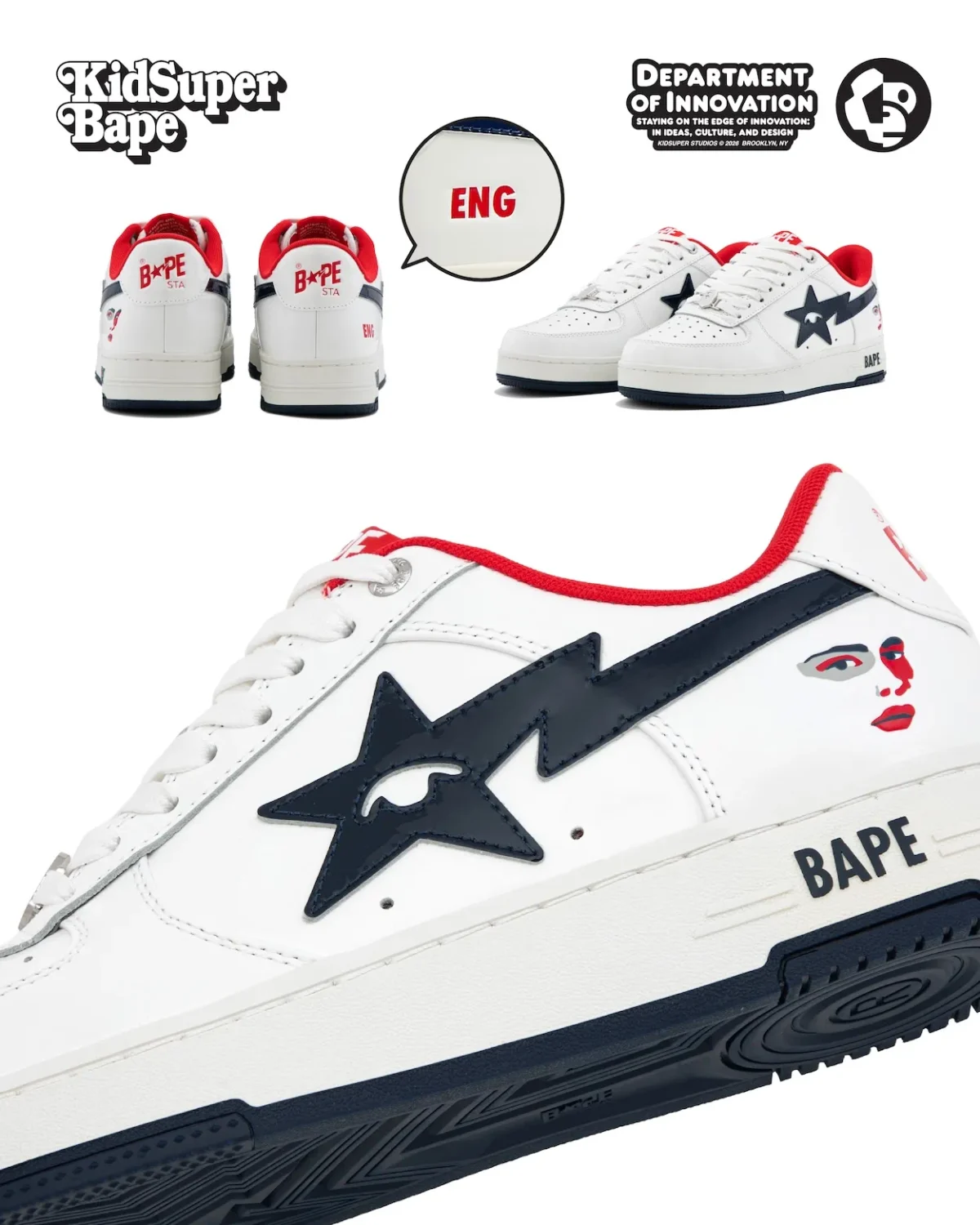 BAPE x KidSuper SUPERBAPE CUP 3 BAPE et KidSuper donnent à la BAPE STA une Coupe du monde intime