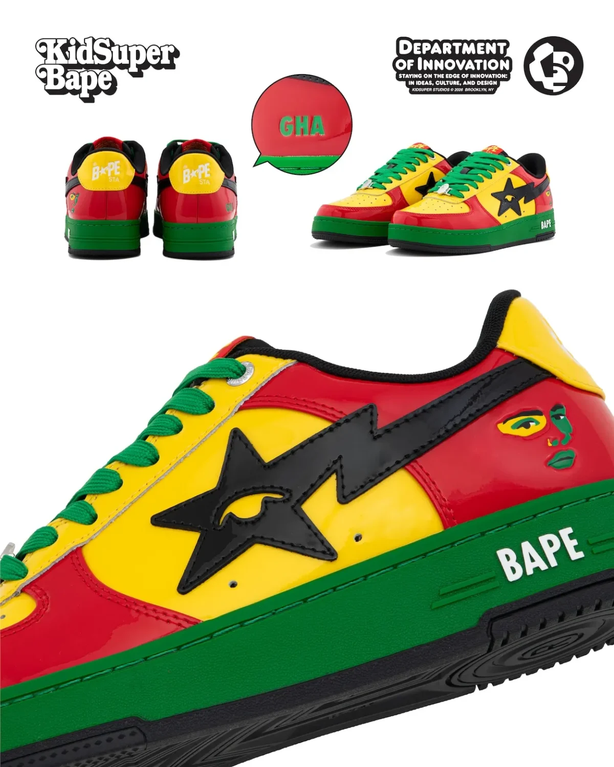 BAPE x KidSuper SUPERBAPE CUP 4 BAPE et KidSuper donnent à la BAPE STA une Coupe du monde intime