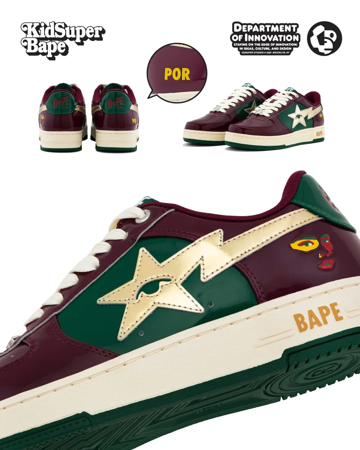 BAPE x KidSuper SUPERBAPE CUP 6 BAPE et KidSuper donnent à la BAPE STA une Coupe du monde intime