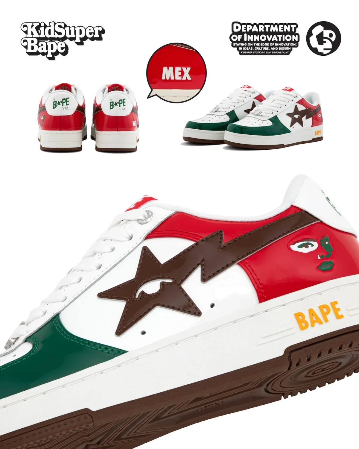 BAPE x KidSuper SUPERBAPE CUP 7 BAPE et KidSuper donnent à la BAPE STA une Coupe du monde intime
