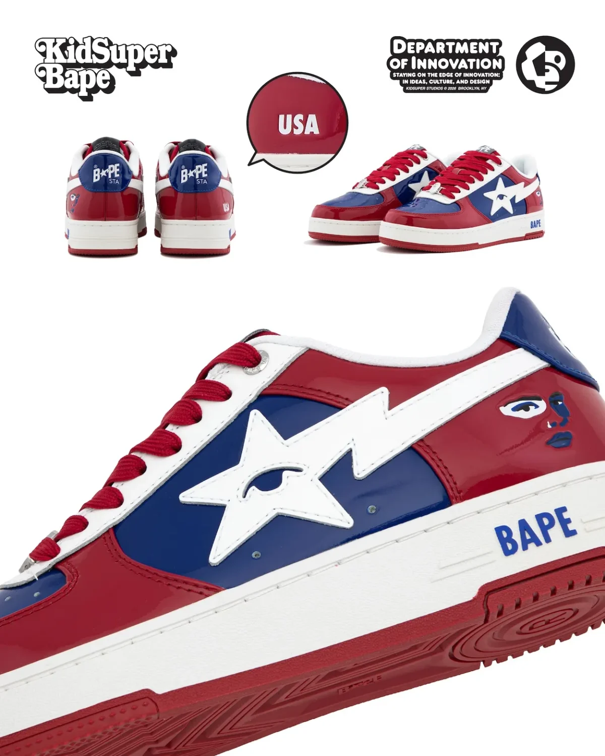 BAPE x KidSuper SUPERBAPE CUP 8 BAPE et KidSuper donnent à la BAPE STA une Coupe du monde intime