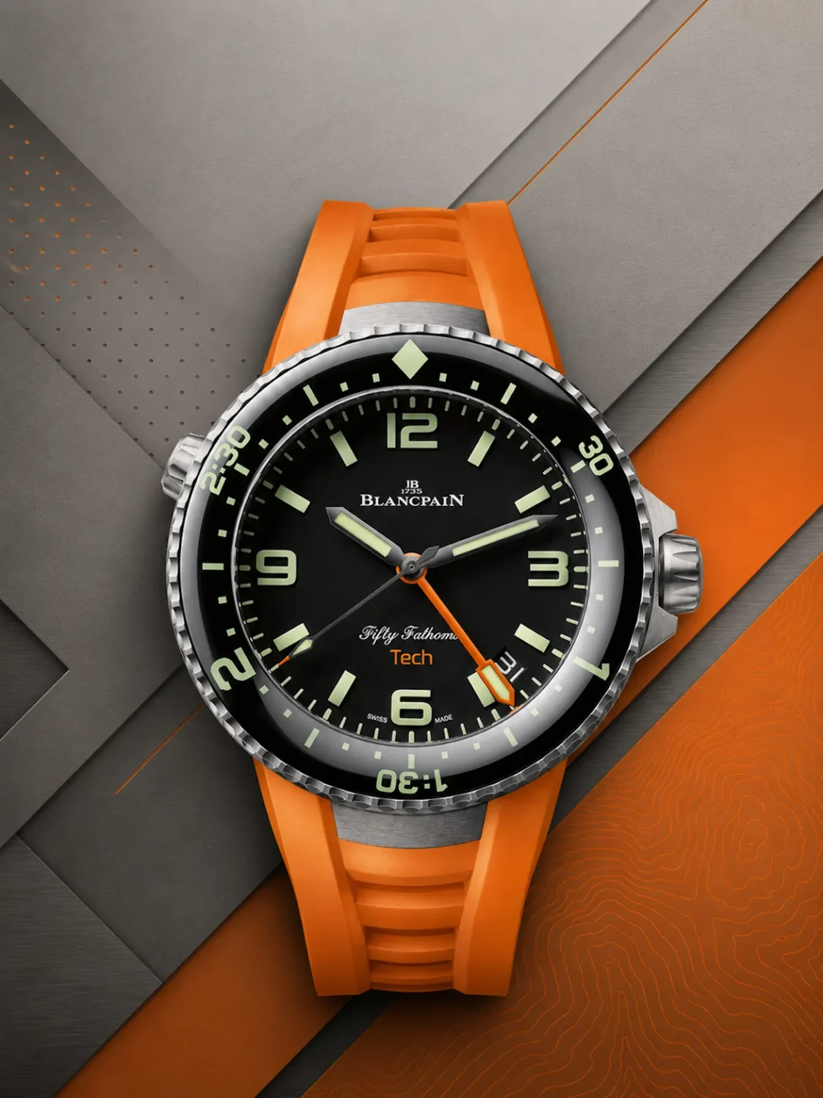 Blancpain Fifty Fathoms Tech 3 Blancpain Fifty Fathoms Tech, la montre de plongée qui repense le temps sous l’eau