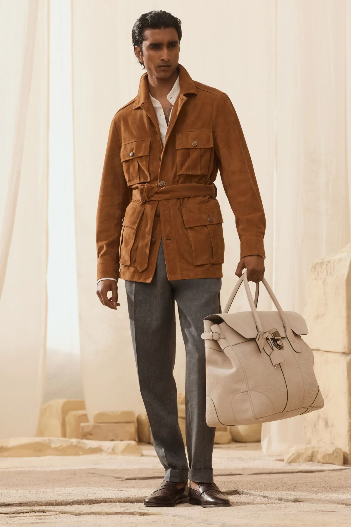 Brunello Cucinelli Spring Summer 2027 Milan Fashion Week 1 Brunello Cucinelli au printemps 2027, l'élégance d'un homme qui refuse les étiquettes