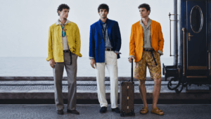 Etro printemps 2027 - Une garde-robe de voyageur suspendue entre deux destinations