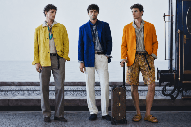 Etro printemps 2027 - Une garde-robe de voyageur suspendue entre deux destinations
