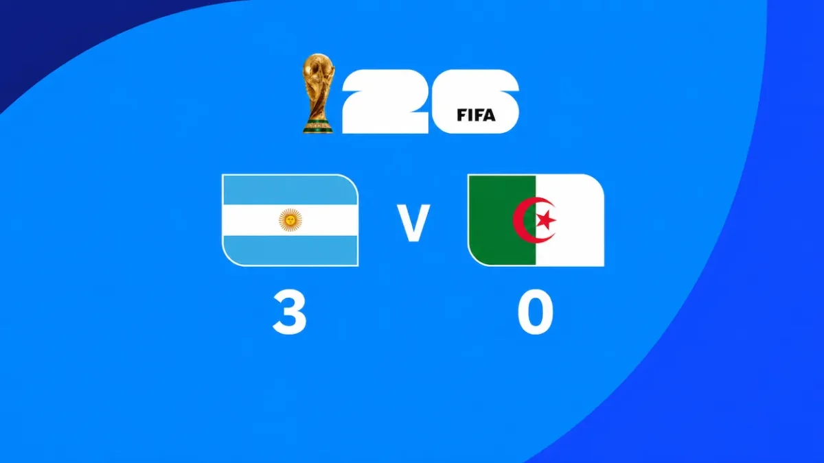 Coupe du monde 2026 Recap match Argentine vs Algerie Lionel Messi a marqué l'histoire lors du match Argentine 3-1 Algérie au Mondial 2026