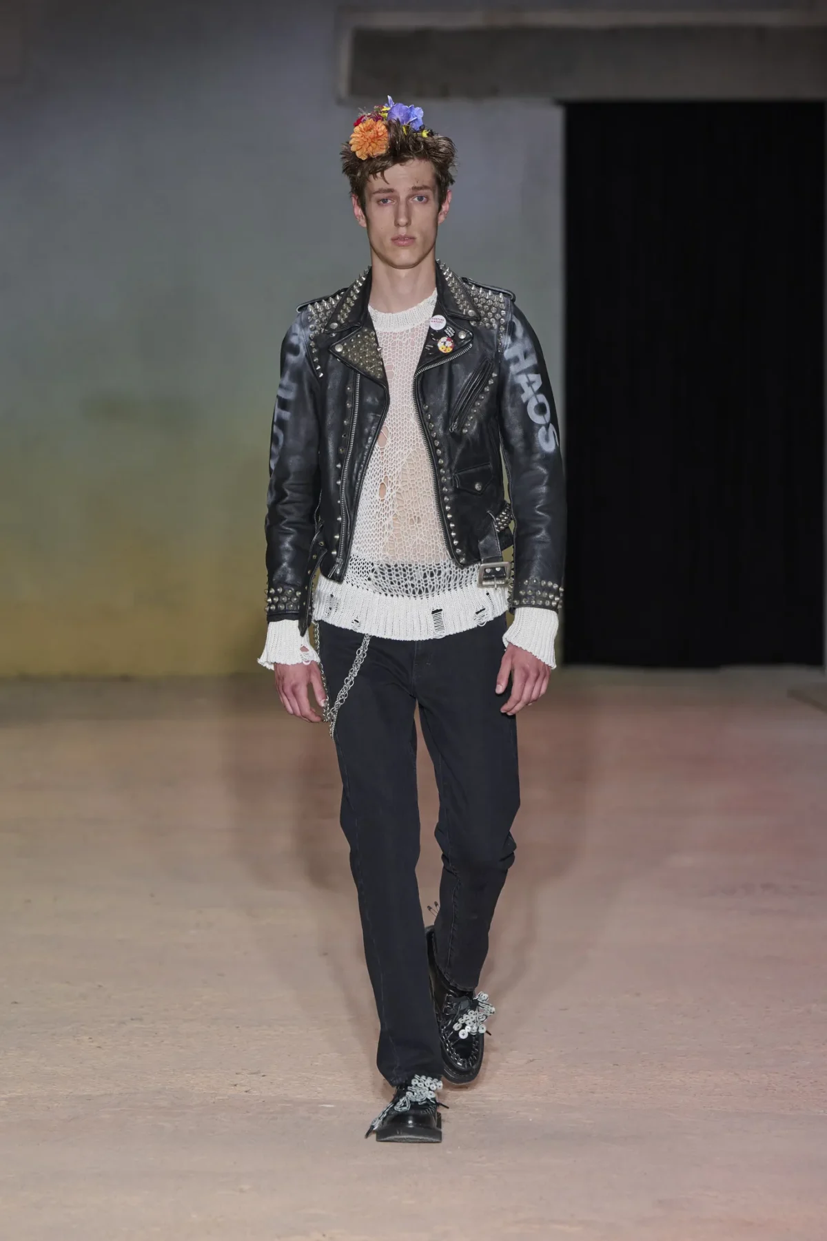 DSM Kei Ninomiya réinvente le punk en manifeste couture pour le printemps 2027