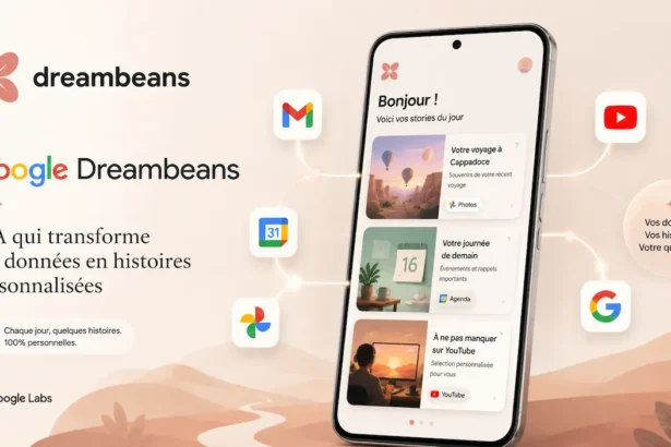 Google Dreambeans, l'IA qui transforme votre vie numérique en récits illustrés