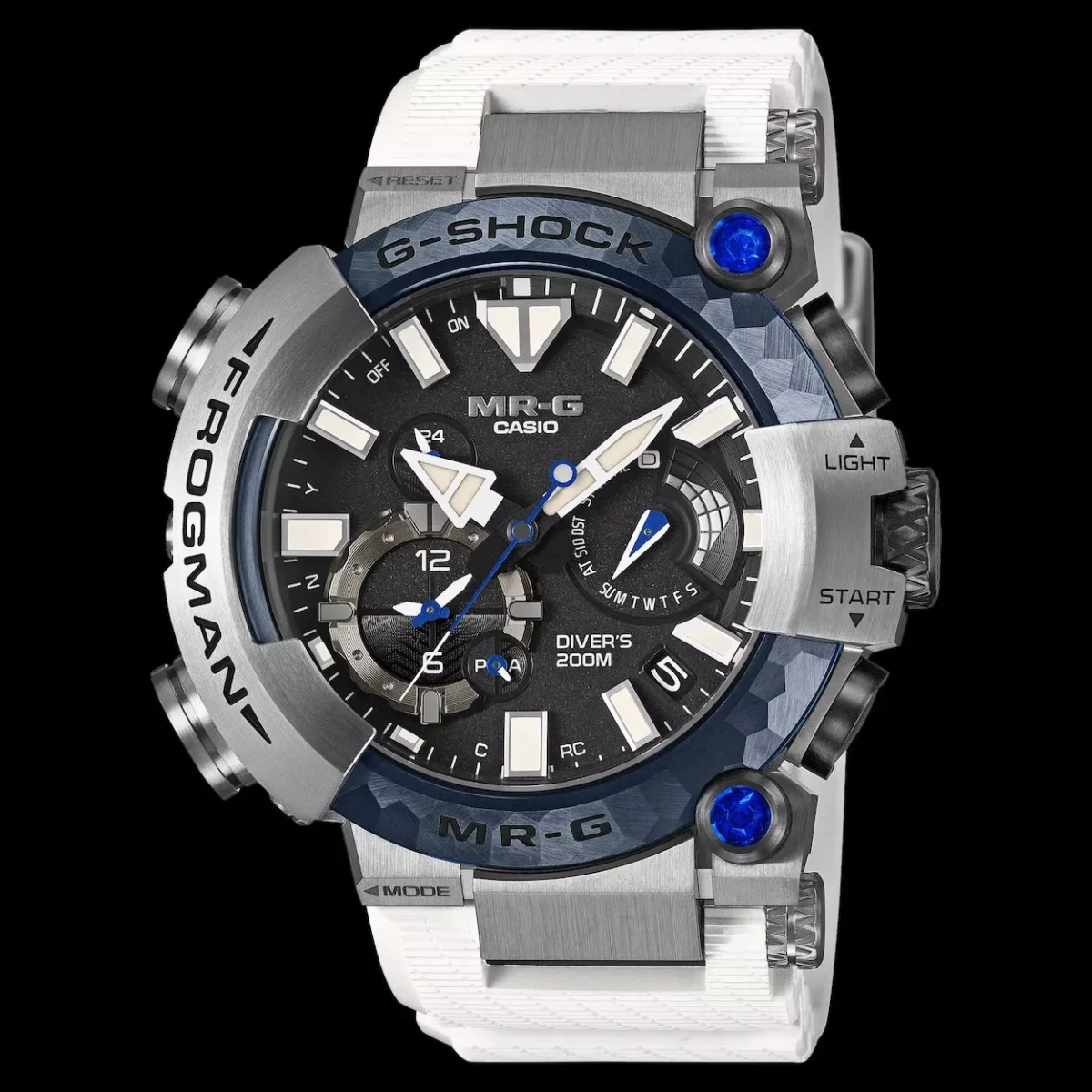 G-SHOCK Frogman MRG-BF1000EB-1A, l’art japonais plonge dans les abysses du luxe