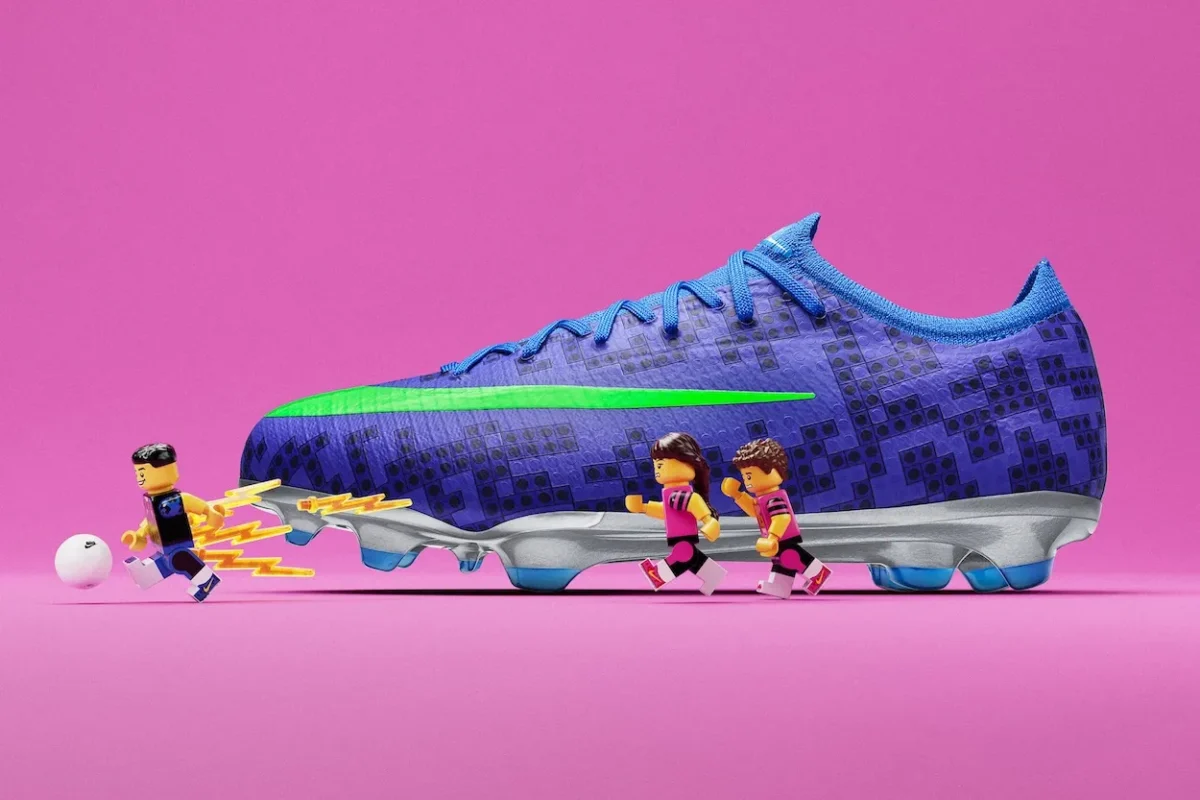Nike Football x LEG0 4 Nike Football et LEGO réinventent le football junior entre terrain, sneakers et culture créative