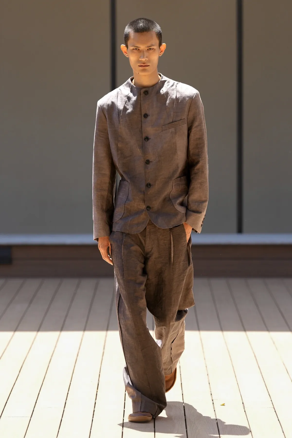 Qasimi Spring Summer 2027 Milan Fashion Week 2 La collection Printemps 2027 de QASIMI rend hommage à Hassan Sharif en exposant l'invisible