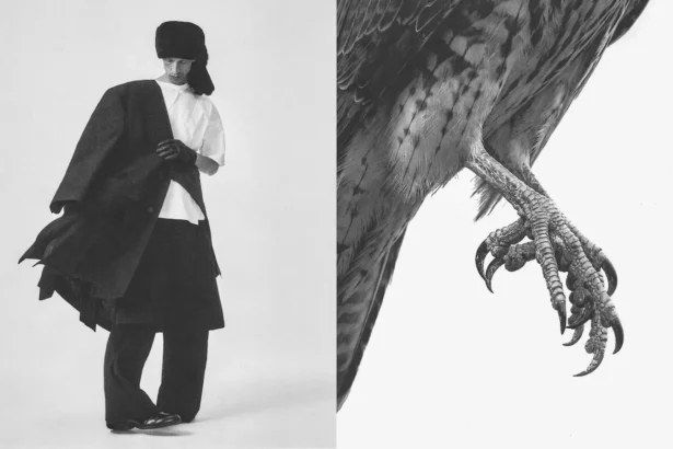 Avec la collection « Falconry », SONGZIO et HELIOT EMIL signent une étude de la ligne et du geste