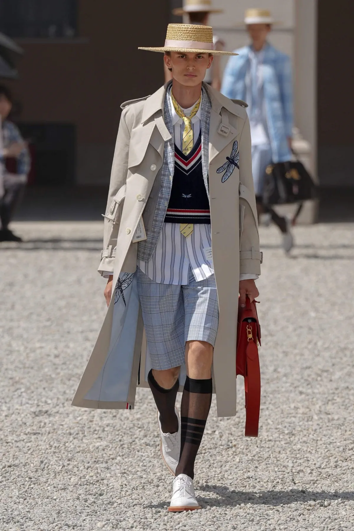 Thom Browne fait éclore un nouveau langage preppy pour le printemps 2027 à Milan