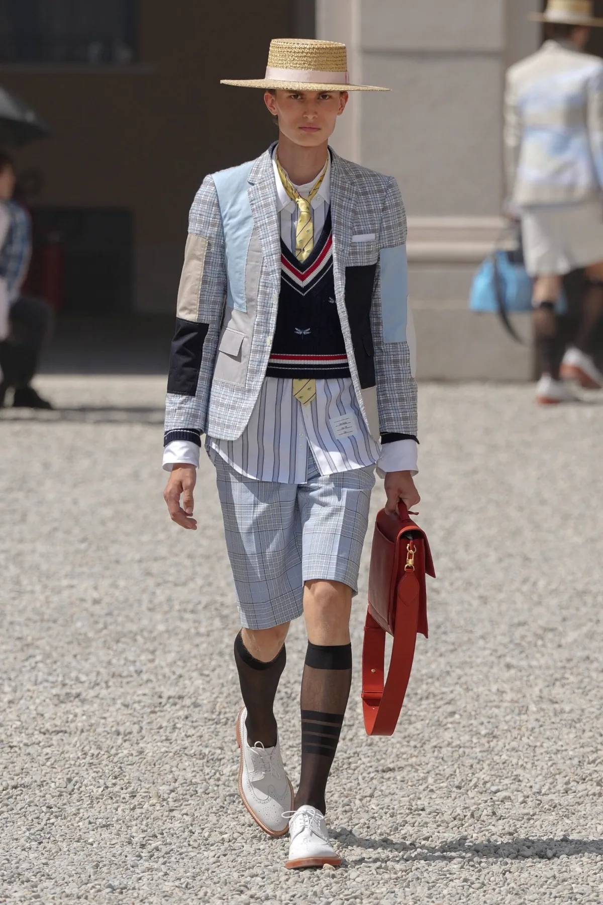 Thom Browne fait éclore un nouveau langage preppy pour le printemps 2027 à Milan
