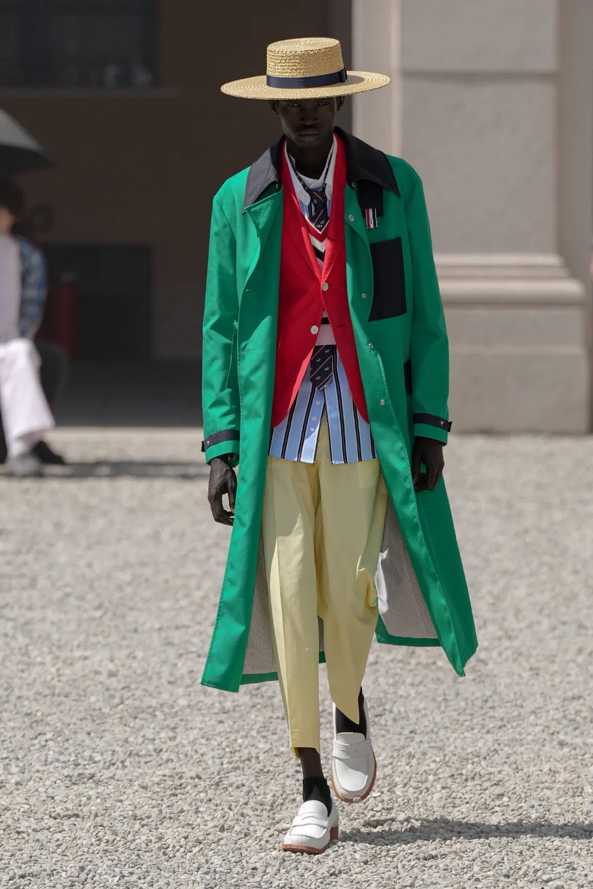Thom Browne fait éclore un nouveau langage preppy pour le printemps 2027 à Milan