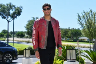 L'échappée belle d'Achraf Hakimi en cuir Under Armour x 424