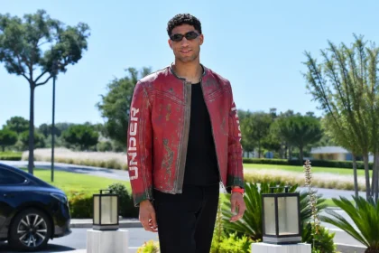 L'échappée belle d'Achraf Hakimi en cuir Under Armour x 424