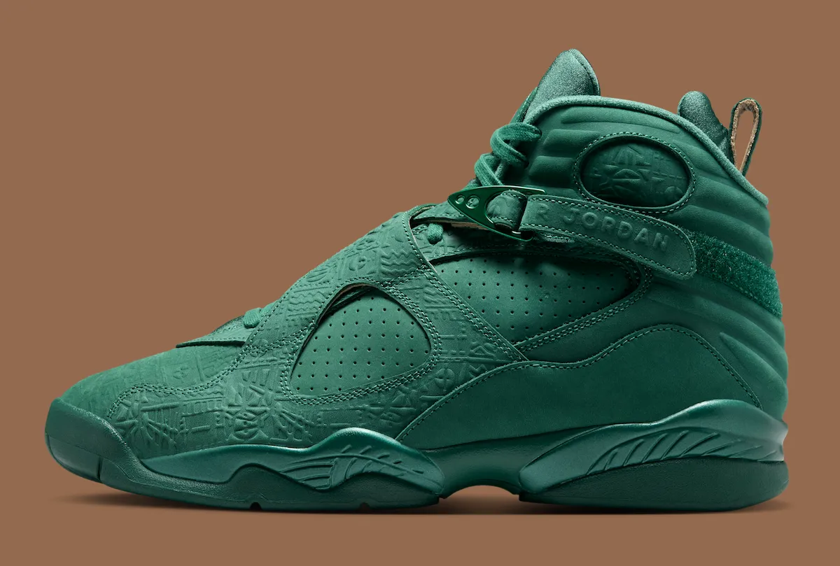 Air Jordan 8 Bin 23 2 La Air Jordan 8 « Bin 23 » transpose le golf de Michael Jordan dans un écrin de cuir