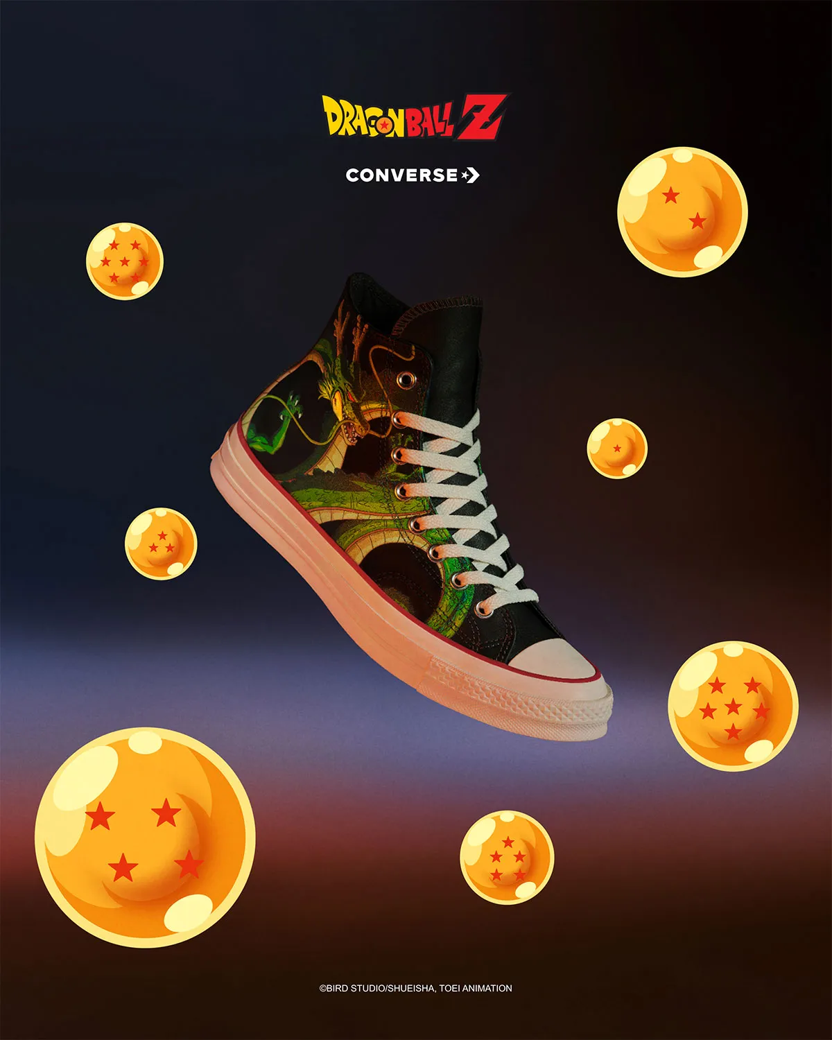 Converse convoque les héros de Dragon Ball Z sur la Chuck 70