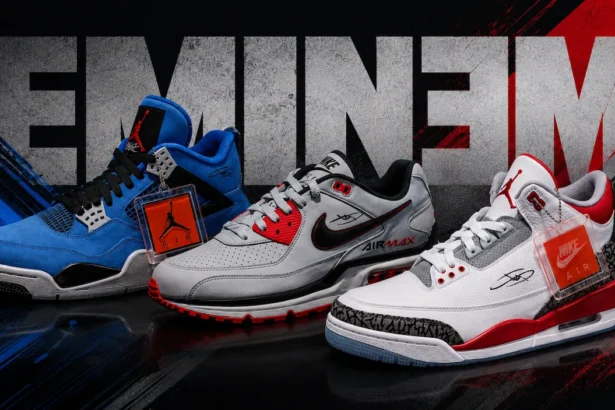 Eminem met aux enchères 100 paires de baskets autographiées pour sa fondation