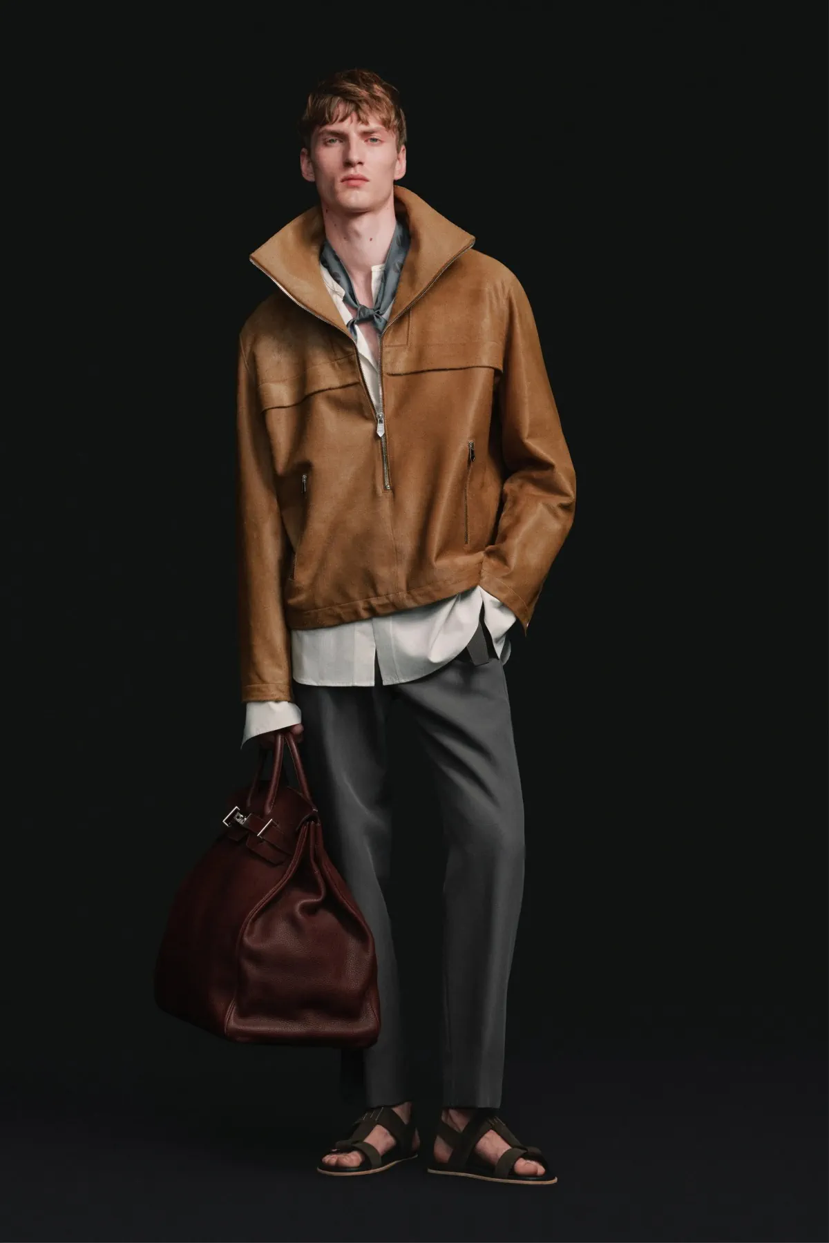 Hermes Spring Summer 2027 Paris Fashion Week Mens 2 Hermès signe avec le printemps 2027 son interlude le plus discret avant l'ère Wales Bonner