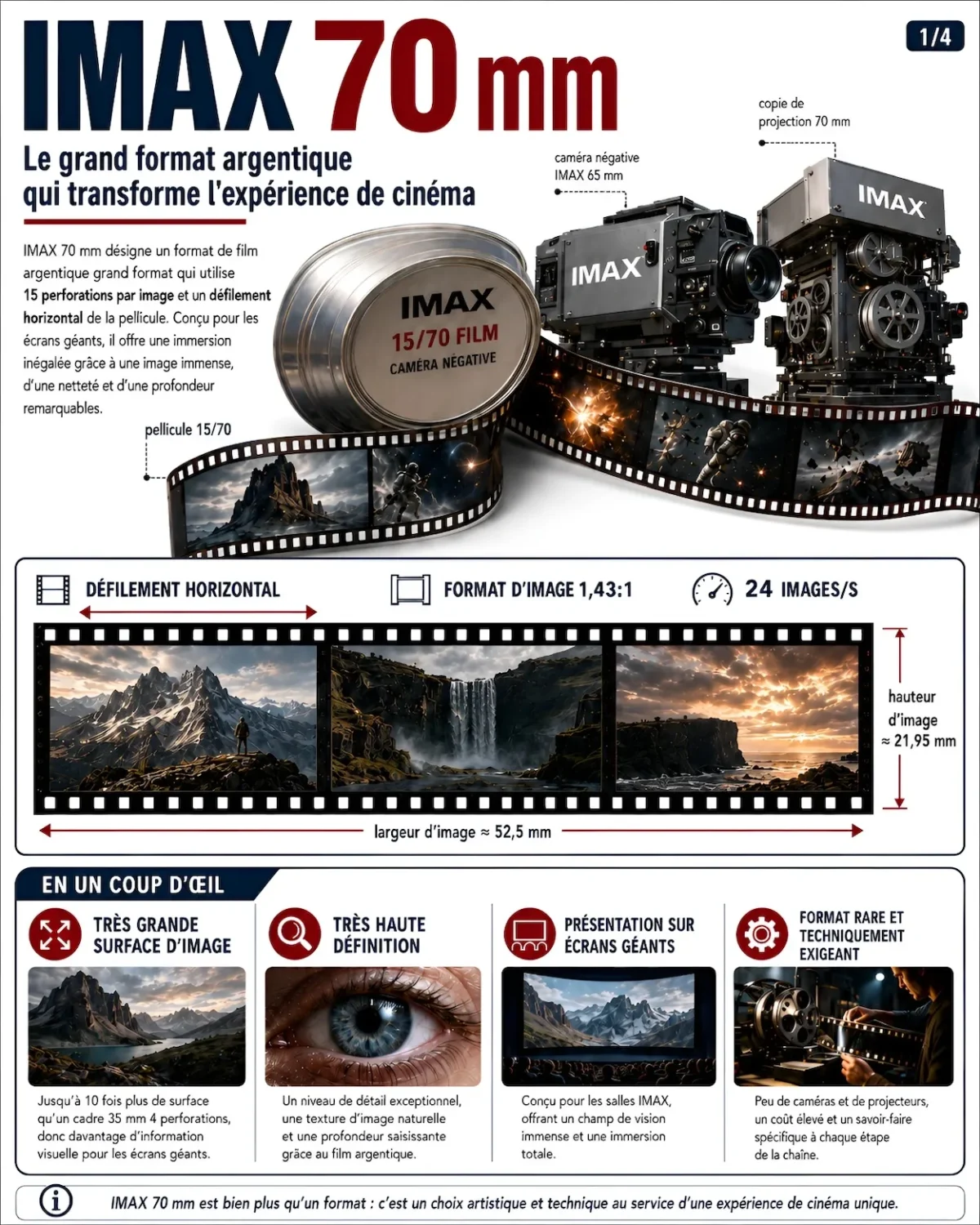 Qu’est-ce que l’IMAX 70 mm, l’ultime démesure du cinéma argentique ?