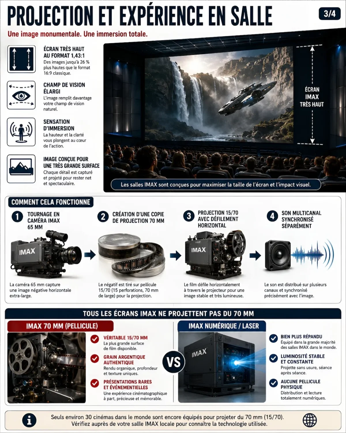 Qu’est-ce que l’IMAX 70 mm, l’ultime démesure du cinéma argentique ?