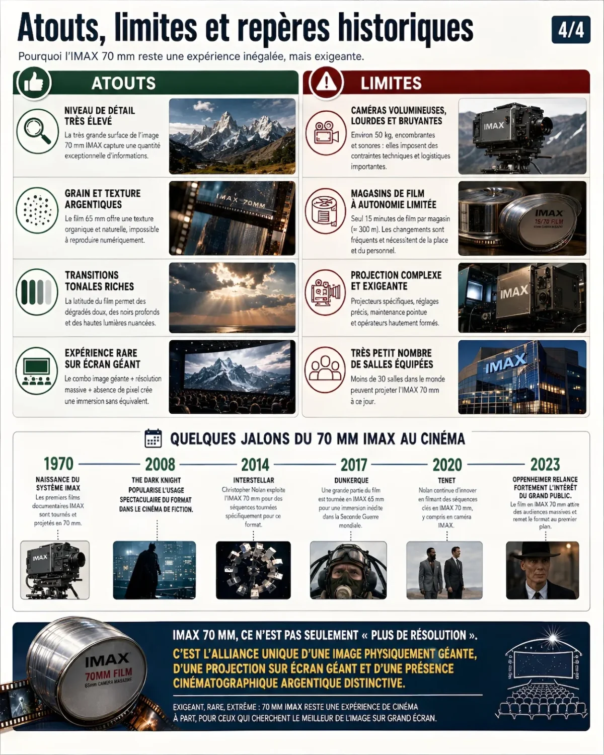 Qu’est-ce que l’IMAX 70 mm, l’ultime démesure du cinéma argentique ?