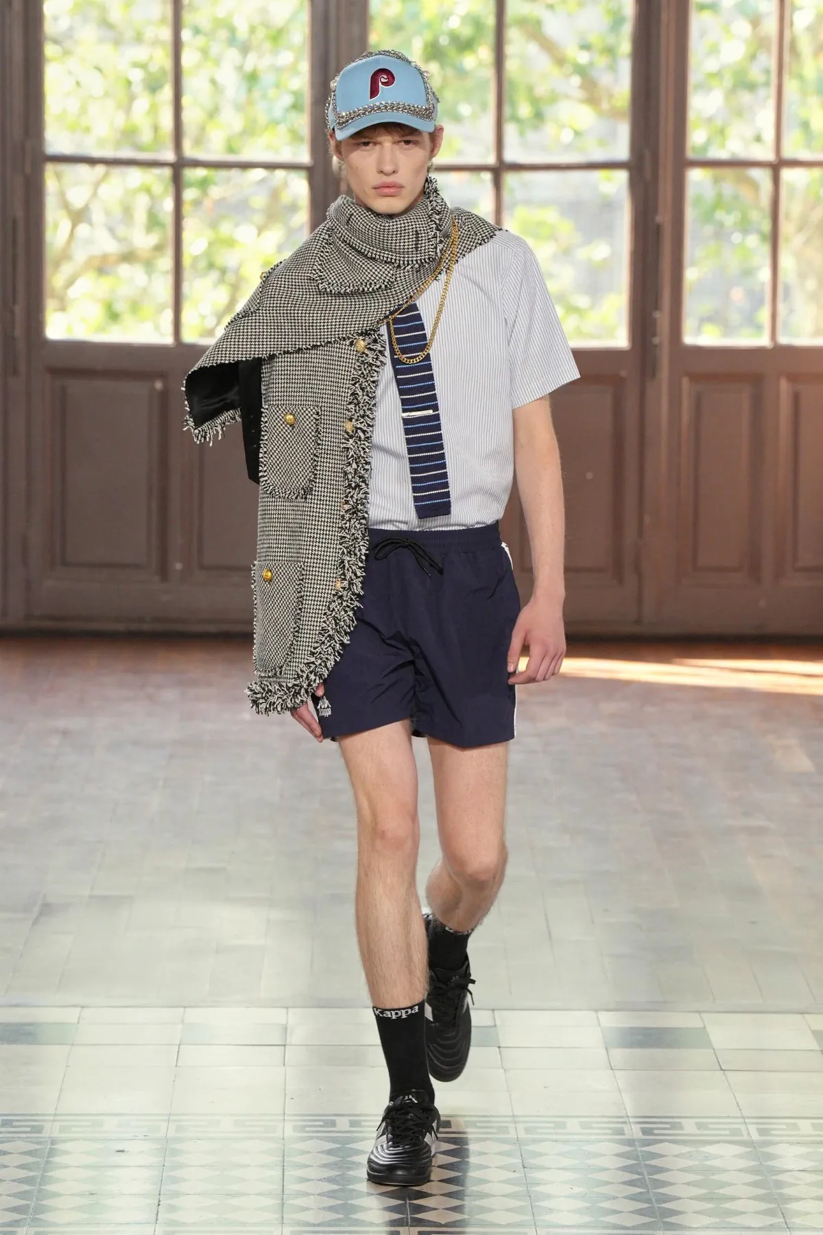 Junya Watanabe Spring Summer 2027 Paris Fashion Week 3 Junya Watanabe MAN signe un printemps 2027 où le bling devient un langage de haute couture