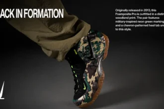 Nike Air Foamposite Pro « Camo » : le retour d'un coloris culte, treize ans après sa sortie