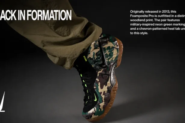 Nike Air Foamposite Pro « Camo » : le retour d'un coloris culte, treize ans après sa sortie