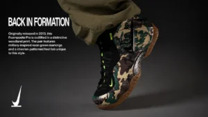 Nike Air Foamposite Pro « Green Camo » : le retour d'un camouflage qui n'a jamais pris une ride